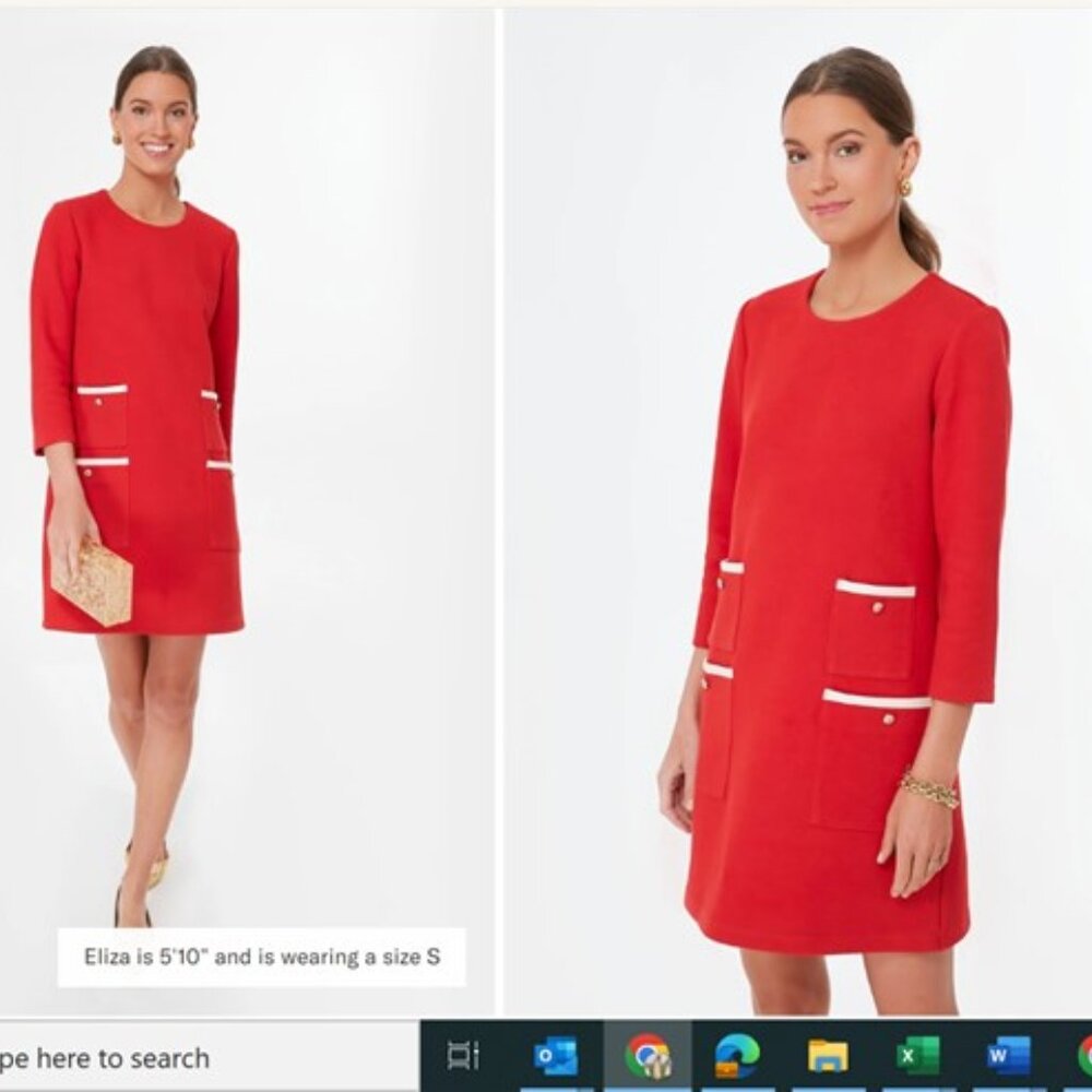 TUCKERNUCK  Red Francoise Mod Mini Dress - SOLD OUT IN ALL SIZES!